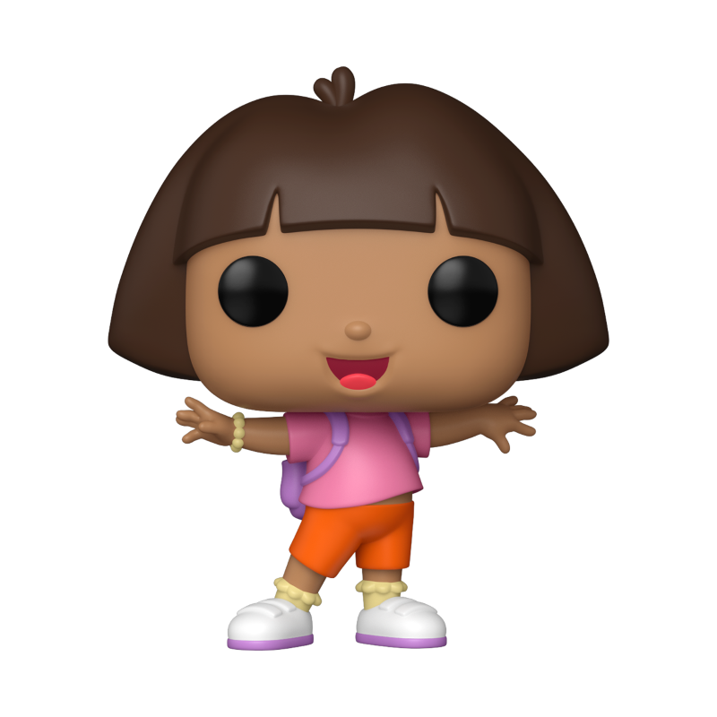 Figurine Funko POP de Dora l'Exploratrice dans sa tenue.