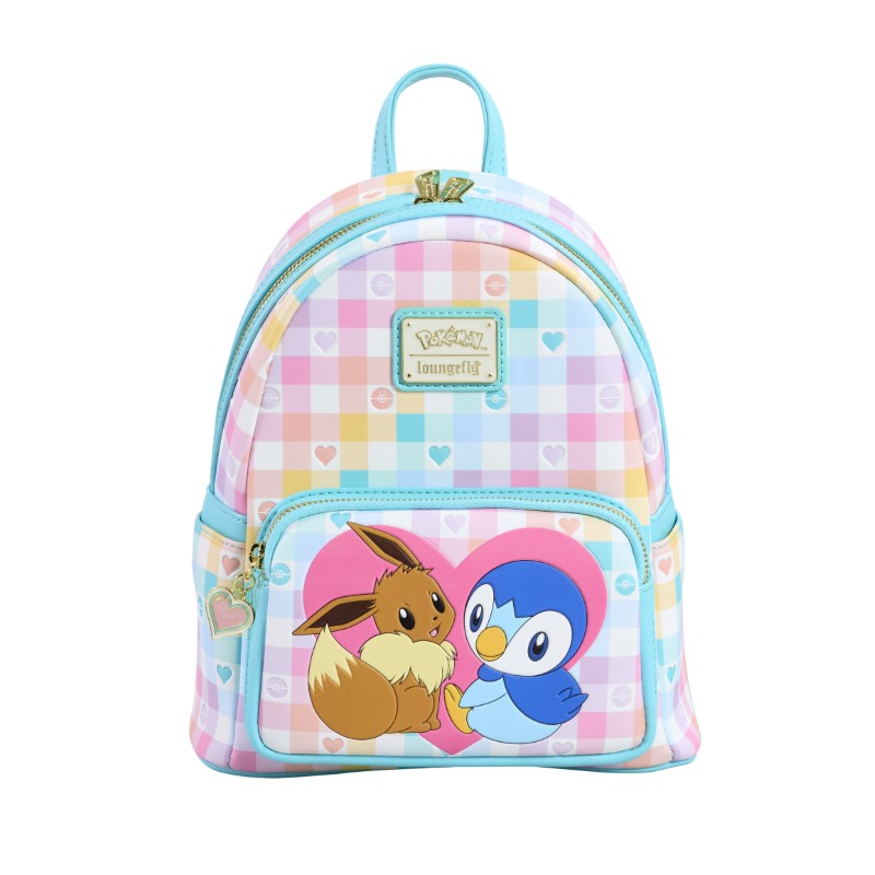 Loungefly - Mini Sac à dos Pokemon Amitié entre Evoli & Tiplouf
