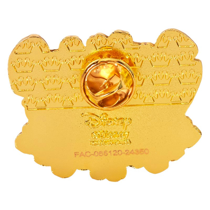 Pins du personnage de Stitch face arrière jaune dorée