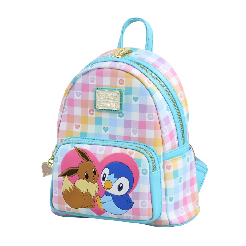 Loungefly - Mini Sac à dos Pokemon Amitié entre Evoli & Tiplouf