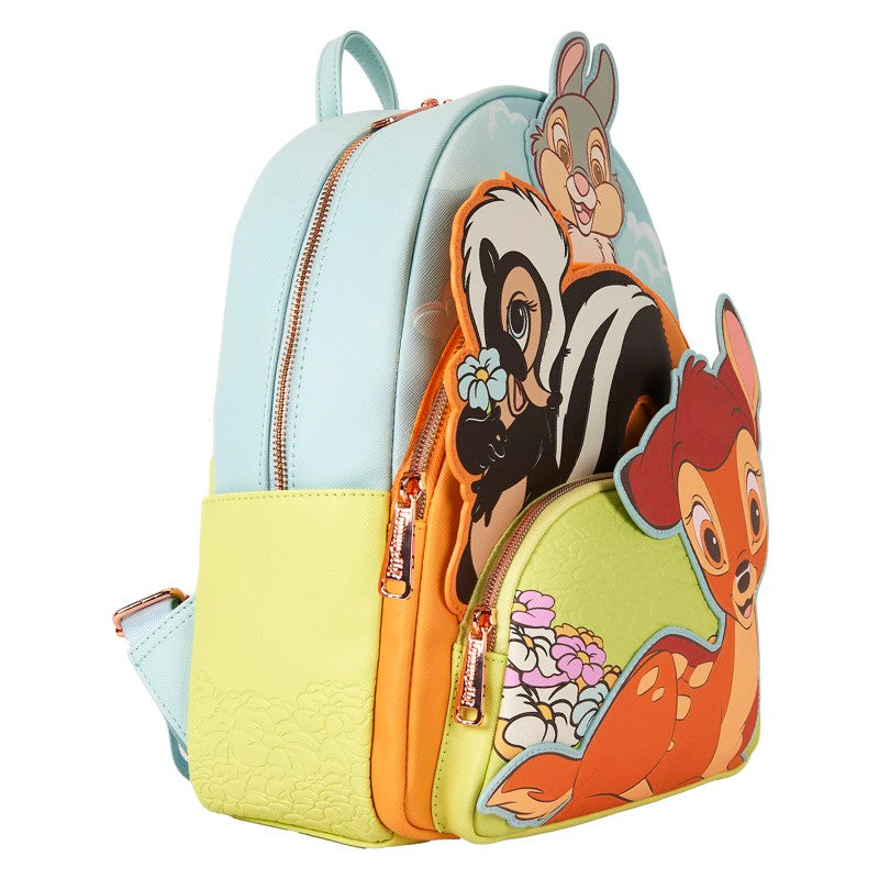 Loungefly - Mini Sac à dos Disney Bambi Triple Poches