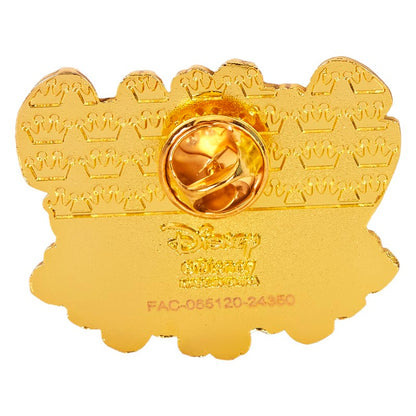 Pins du personnage de Stitch face arrière jaune dorée