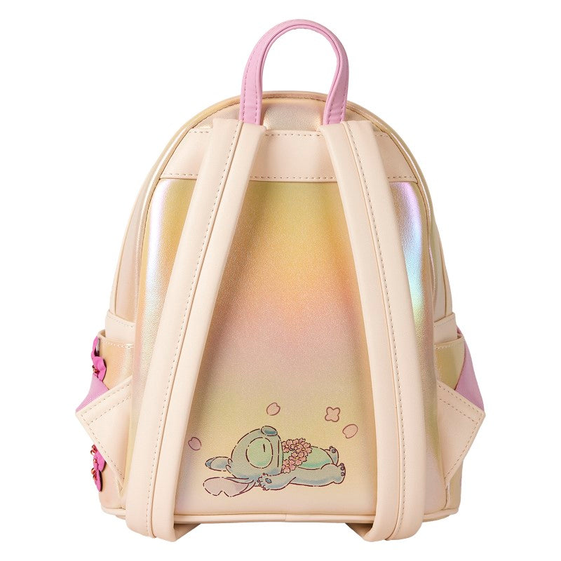Loungefly - Mini Sac à dos Stitch & Angel Blossom Cute
