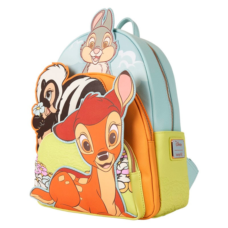 Loungefly - Mini Sac à dos Disney Bambi Triple Poches